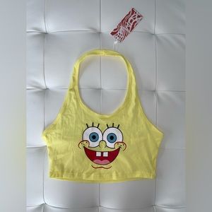 SpongeBob Crop Top Halter Top